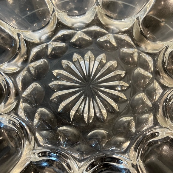 Vintage Glass Deviled Egg Plate - Picture 3 of 6